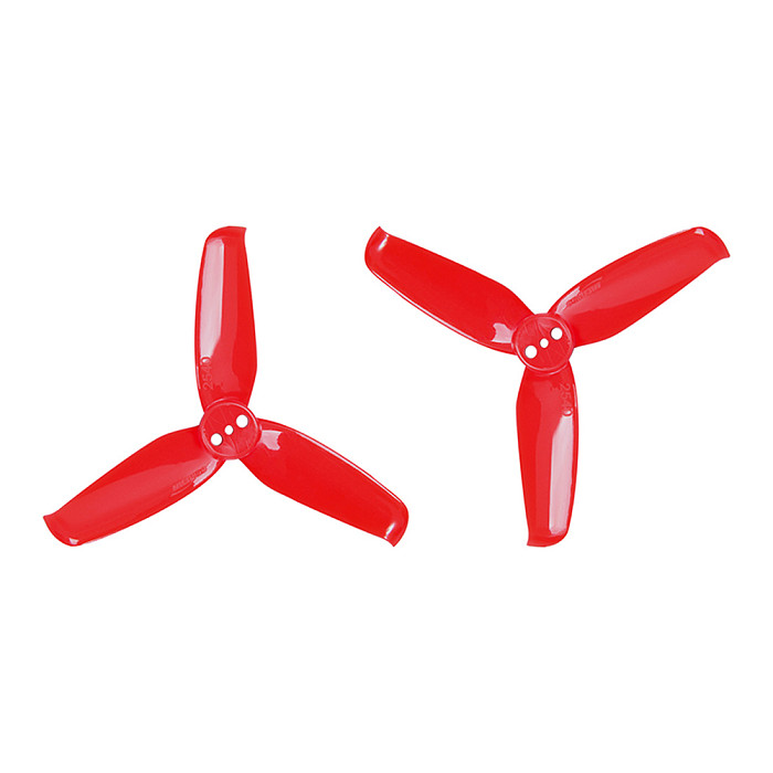 Gemfan 20 Pairs Flash 2540 2.5x4 2.5 Inch PC 3-blade Propeller Prop 1.5mm Mounting Hole for 1105 Motor RC Drone Quadcopter