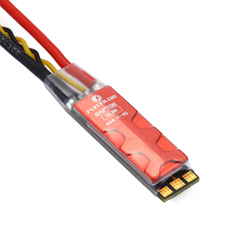 Flycolor Raptor SLIM 40A 2-4S ESC Brushless Speed Controller BLHeli-S Dshot for RC Racing Quadcopter
