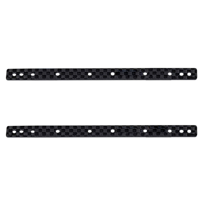 SUNLIKE 2pcs 1.5MM Carbon Fiber Lengthened Ice Cream Bar DIY TAMIYA MINI 4WD Car Model Accessories Black