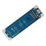 CNC Integrated Aluminum HDD Enclosure Case USB 3.1 Type-c PCIe NVMe M.2 for Type C USB 3.1 M KEY NGFF PCI-e 2242/2260/2280 SSD