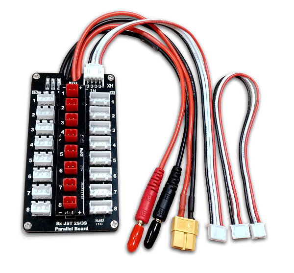 G.T.Power 2-3S Parallel Charging Board JST Plug Para Board for IMAX B6 ISDT Q6 D2 Charger DIY Drone Aircraft