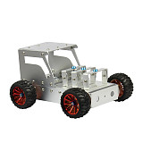 Car Tank Chassis Model Unassembled Kit DIY Bulldozer Tractor Forklift Dump Truck Construction / Engineering Vehicles Models Toys