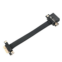XT-XINTE High Quality PCI-E PCI Express 36PIN 1X Extension Cable with Gold-plated Connector