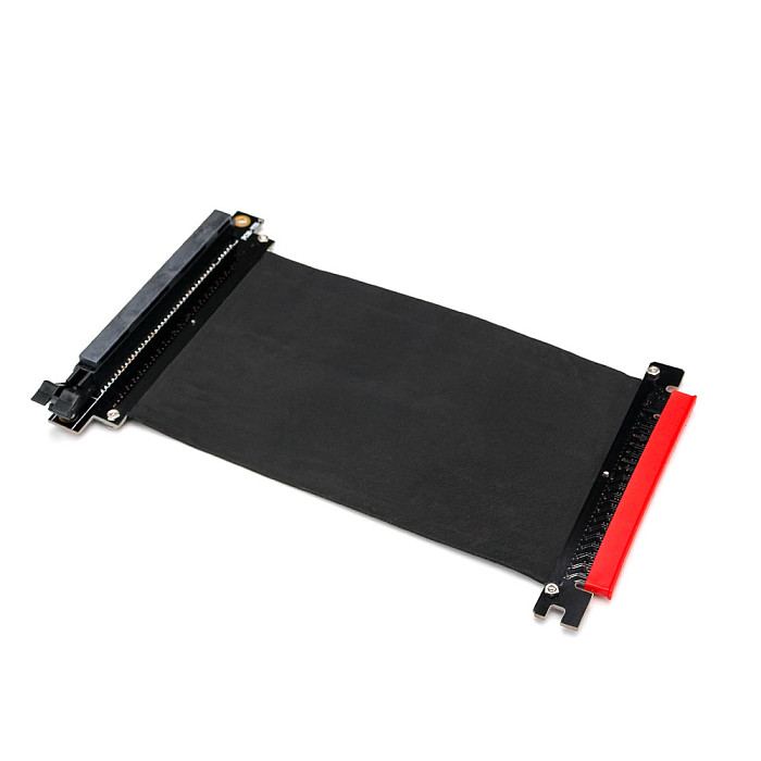 XT-XINTE NEW PCI Express PCIe3.0 16x Flexible High Speed Extension Cable (20cm-90 degrees)