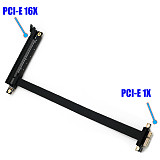 XT-XINTE High Quality PCI-E PCI Express 1X to 16X Extension Cable with Gold-plated Connector