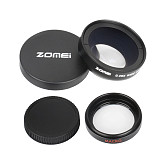 ZOMEI Mobile Phone Camera Macro Lens 37mm 0.45X Wide Angle Clip-on Universal for Cell Phone iphone 7/7s Samsung Android ios