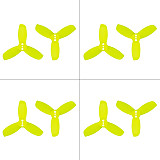 4Pairs Gemfan 2040 2.0X4.0 PC 3-blade Propeller 2 Inch Prop 3-hole Blades for 1103 1104 Motor for RC Racer Racing Drone Quadcopter