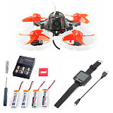 Happymodel Mobula7 V2 75mm Crazybee F3 Pro OSD 2S Whoop FPV Racing Drone w/ 700TVL Camera BNF with BOSCAM BOS200RC FPV Watch ​