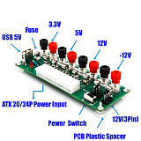 New ATX 20/24 Pins 24Pin Benchtop Board Computer PC Power Supply Breakout Module Adapter USB 5V Port w Switch PC Accessories