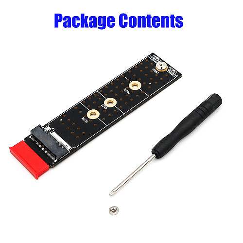 XT-XINTE NVME Adapter Card NGFF M.2 to PCI-E3.0 1x PCI Express Raiser Extension Support 2230 2242 2260 2280 M Key NGFF Converter Vertical