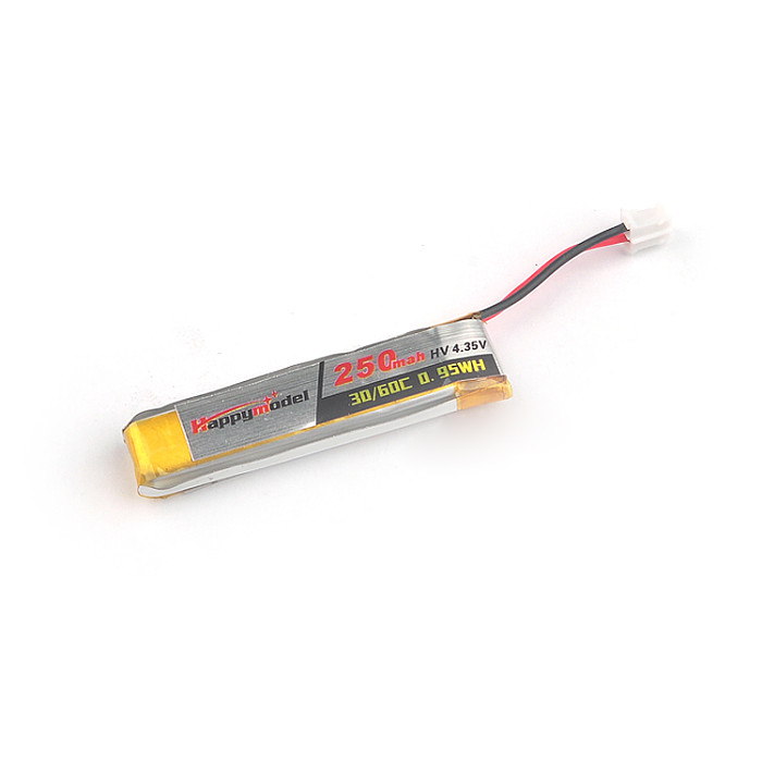Happymodel 3.8V 250mah 30C 60C 1S LIHV lithium battery PH2.0 interface for Snapper6 Snapper 6 Mobula7 Mobula 7 FPV Racing Drone Quadcopter