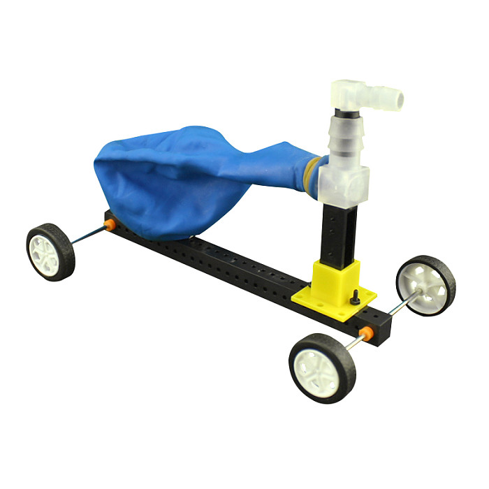 Feichao DIY Science Experiment Equipment Balloon Powered Trolley Recoil Car Model Educational Toys