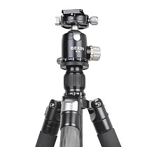 BEXNI Carbon Fiber Professional SLR Camera Tripod Set Portable Travel Tripod Monopod +720 degree Panoramic Ball Head W324C+M44