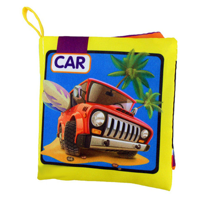 Feichao Cloth Book Newborn Baby Learning Letter Number Shape Animals Fruits Waterproof Kids First Book Infant Gifts Educational Toys