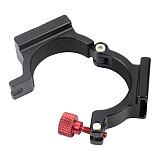 BGNING 4-Ring Hot Shoe Adapter Ring Microphone Mount with Magic Arm Mount Adapter for Zhiyun Smooth 4 Handle Gimbal DSLR Camera Accessory