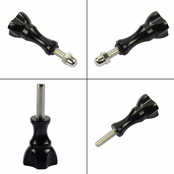 CNC Aluminum Thumb Knob Stainless Bolt Nut Screw Kit for GoPro Hero Action Camera