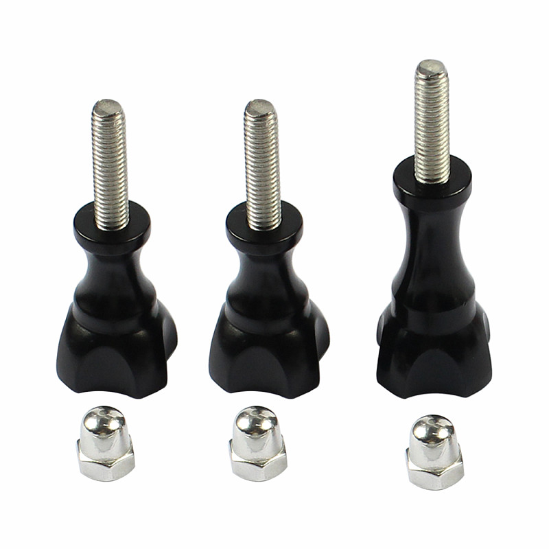 CNC Aluminum Thumb Knob Stainless Bolt Nut Screw Kit for GoPro Hero Action Camera