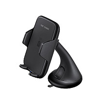 FCLUO Qi Car Wireless Fast Charger Bracket Suction Cup Bracket with Fast Charging Plug For Iphone Samsung Mobile Phone