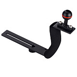 BGNING Diving Bracket Z type Handle With Base Adapter Aluminum Alloy for Underwater Camera Photo Housing FlashLight