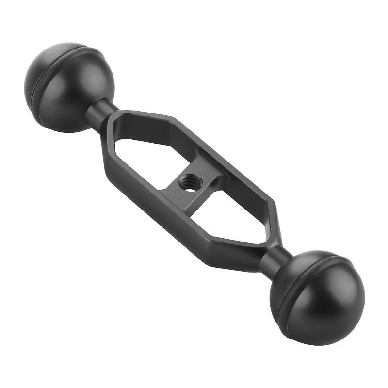 For GoPro13 BGNing CNC Aluminum Diving Camera Bracket Dual Ball Lighting Arm Bracket Holder Camera Mount Clamp