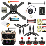 JMT 300mm 2.4G 10CH RC Quadcopter Drone ARF RTF PNP DIY Combo Kit Brushless Drone GPS APM 2.8 with 3DR 433 Radio Telemetry 500MW OTG