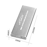 XT-XINTE USB3.1 Type-C to NVMe M.2 Mobile Hard Disk Box 10Gbps M.2 SSD Enclosure M Key External Mobile Box