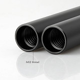 BGNING Aluminum Tube M12 Internal Thread 20cm Long Rail Accessories Follower Guide Rail Outer Diameter 15mm