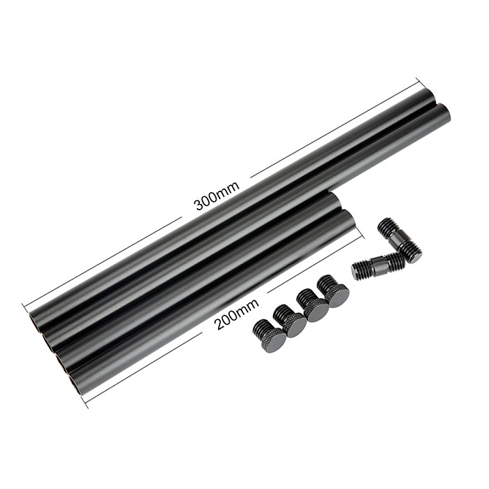 BGNING 15mm Aluminum Alloy Guide Rail SLR Camera Accessories with Focus Camera Slide 50cm Long