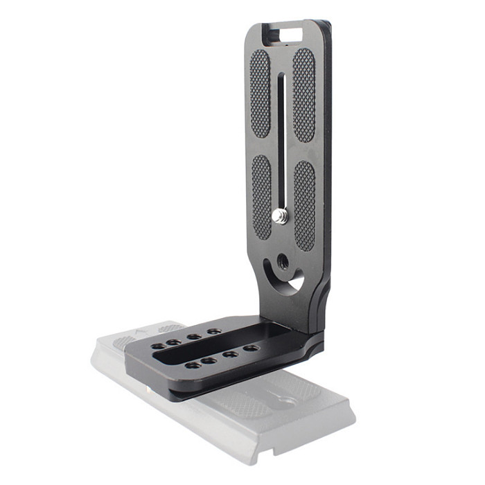 BGNING Profession Quick Release L Plate Bracket Vertical Shooting for Manfrotto Head Zhiyun Gimbal for Canon Nikon Sony Video Cameras