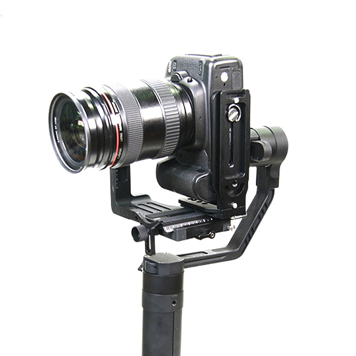 BGNING Profession Quick Release L Plate Bracket Vertical Shooting for Manfrotto Head Zhiyun Gimbal for Canon Nikon Sony Video Cameras