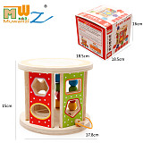 MWZ Enlightenment Kids Baby Learning Educational Wooden Toys Blocks Assemblage Play Shape Multi-function Intelligence Box