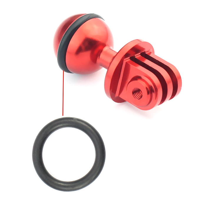BGNING O-type Silicone Ring Silicone Waterproof Ring High Temperature Silicone O-ring For GOPRO XIAOYI GITUP Action Camera