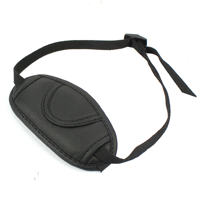 BGNING OEM Universal Wristband DV Digital Camera Wrist Strap Shoulder Strap Black PU leather nylon belt