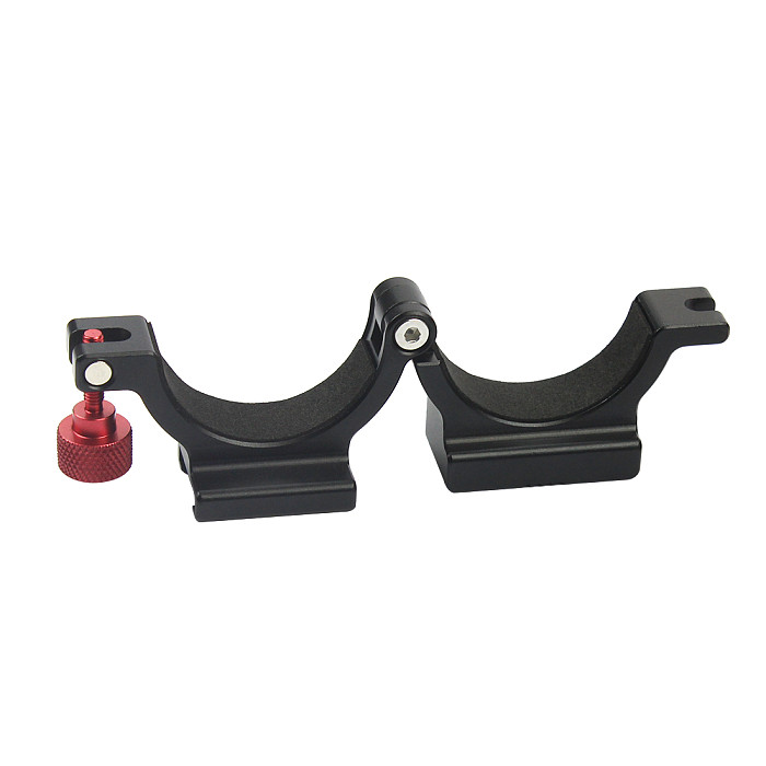 BGNING New 4-Ring Hot Shoe Adapter Ring Microphone Mount for Zhiyun Smooth 4 Handle Gimbal Applied to Rode Microphone LED Video Light