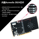 XT-XINTE SSD Hard Drive LM313 PCI-E 8X/16X TO 4P NVME Riser Card Supports 2242 2260 2280 and 22110