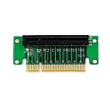 XT-XINTE PCI- Express 8x Riser Card 90-degree Left-angle Adapter Card 1U Height Computer Server PCIe socket Adapter