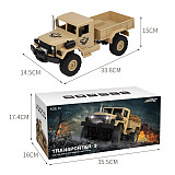 New JJRC Q62 1:16 2.G 4WD Off-Road Military Trunk Crawler RC Car Remote Control Off-Road Children Toy Birthday Christmas Gifts