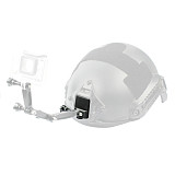 BGNING Upgrade Aluminum Alloy Fixed Mount Helmet with Screw for Hero 2/3/3+/4/5 Session XiaoYi Sjcam Action Camera Helmet Fixed Adapter