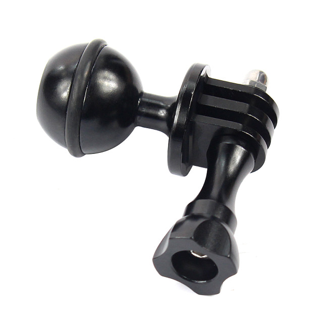 BGNING CNC 360 Degree Rotation Ball Head Base Mount Tripod 2.5cm w Screw for Hero 5 4 3+ 3 Session for XiaoYi SJCam GitUp Action Camera