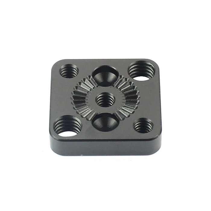 BGNING Handle Gimbal External Mounting Plate Quick Release for Arri Standard Rosette 1/4 Screw Monitor Holder M4 to 3/8 for DJI Ronin S