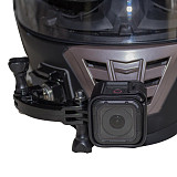 BGNING Helmet Short Type Bending Extension Arm Connector Mount 7.5cm for Action Camera Hero 7/6/5/4/3+/3/2/1 Accessories