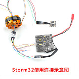 Storm32 Gimbal Control Board Slipring I2C Communication Anti-inteference Module for Quadcopter Multicopter FPV DIY