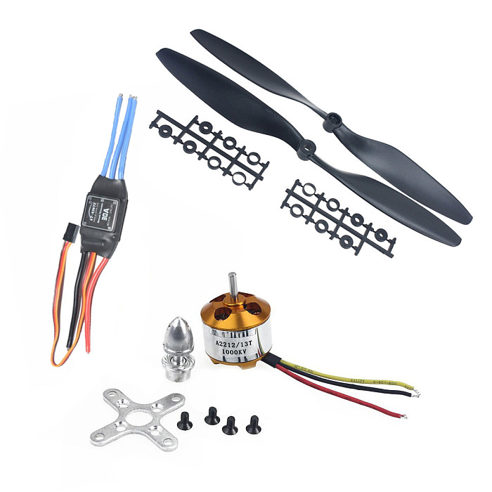 RC 4 Axis Multi QuadCopter UFO ARF/Kit No TX&RX:KK V2.3 Circuit board+1000KV Motor+30A ESC+Lipo+F450 Flame wheel