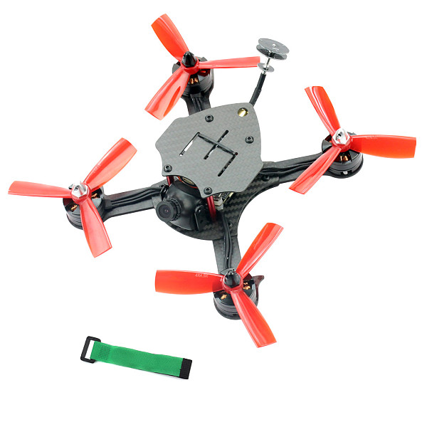 JMT DIY FPV Racing Drone Quadcopter PNP F4 Pro V2 Flight Control 180mm Carbon Fiber Frame with 700TVL Camera No TX RX No Battery