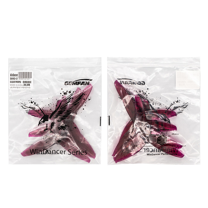 GEMFAN Windancer 10 Pairs 5043 PC Propeller 5 inch 3-blade Paddle CW CCW Props for FPV Drone Quadcopter Multicopter