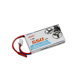 LDARC 7.4V 550mAh 80C Lipo Battery for FPV Racing Drone Quadcopter RC Helicopter Aircraft