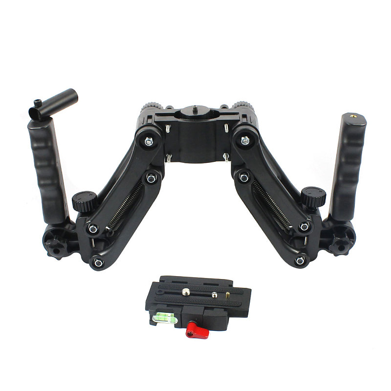 Universal Handheld Gyroscope Stabilizer Spring 5-axis Shock Absorber with P200 Fast Loading Base Plate For SLR Camera