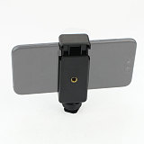 1/4 Inch Tripod Mount Screw to Flash Hot Shoe Adapter With Mobile Stand Holder Clip for Cellphone