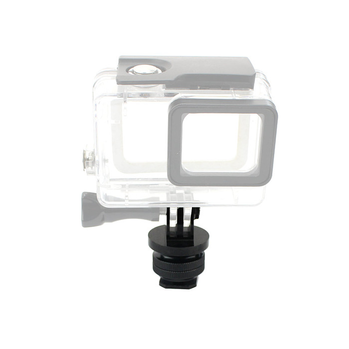 1/4 Inch Tripod Mount Screw to Flash Hot Shoe Adapter With Aluminium Tripod Mount for Sports Camera