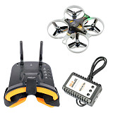TINY GT8 PNP NO RX Indoor 2S Brushless Racer with Frsky Flysky RX FS-I6 TX FPV Goggles Watch Apron Mini RC Drone DIY Quadcopter